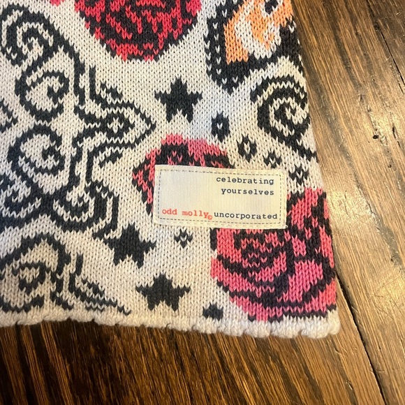 Odd Molly Rose and Butterfly Off White Cardigan - Picture 6 of 16